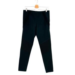 Joseph New Spark Gabardine Stretch Pants Legging‎ Dark Green Size 42 US 10